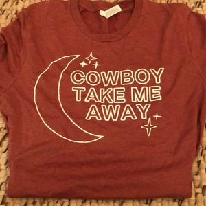Cowboy Take Me Away Bella Canvas Tee